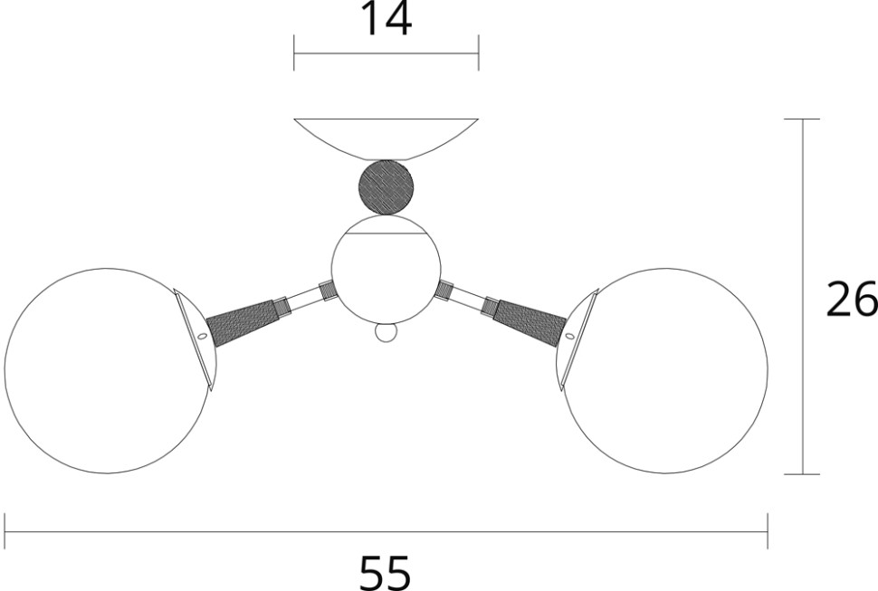 A4485PL-5BK ARTE LAMP Потолочная люстра Boston, E27*5*40W, черный, золото, янтарный, дерево
