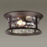 4961/2C ODEON LIGHT Ландшафтный потолочный светильник MAVRET IP44, 2xE27, матовый коричневый, диаметр 35см