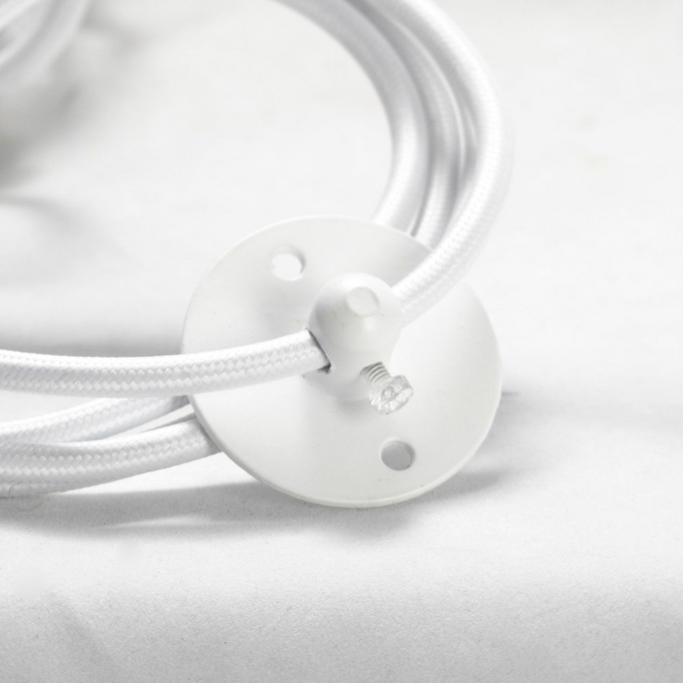 LSP-8173 Lussole белая подвесная люстра Паук 8 ламп Е27