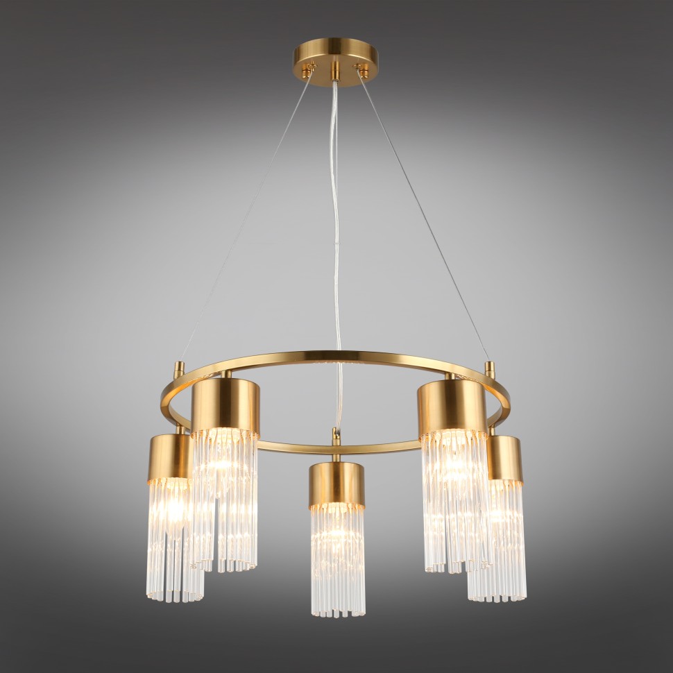 OML-67103-05 OMNILUX подвесная люстра Cesana, E14*5*40W