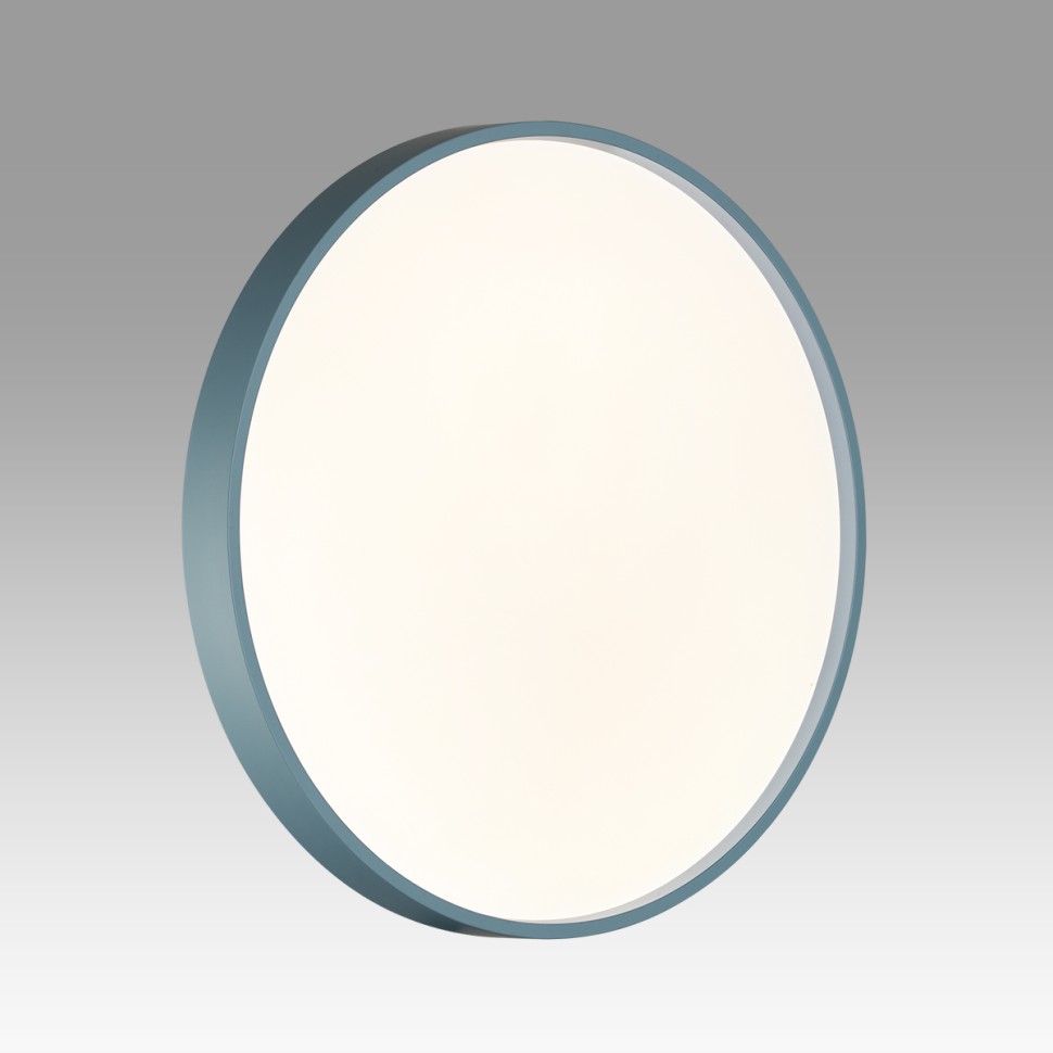 7745/EL SONEX COLOR Синий настенно-потолочный светодиодный светильник MAVIC 70W, IP43, с пультом 3000-6000K, 6050Lm, 48см диаметр