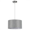 8251/2 LUMION NIKKI Серый подвес Модерн Е27*2*60W, никель, диаметр 36см