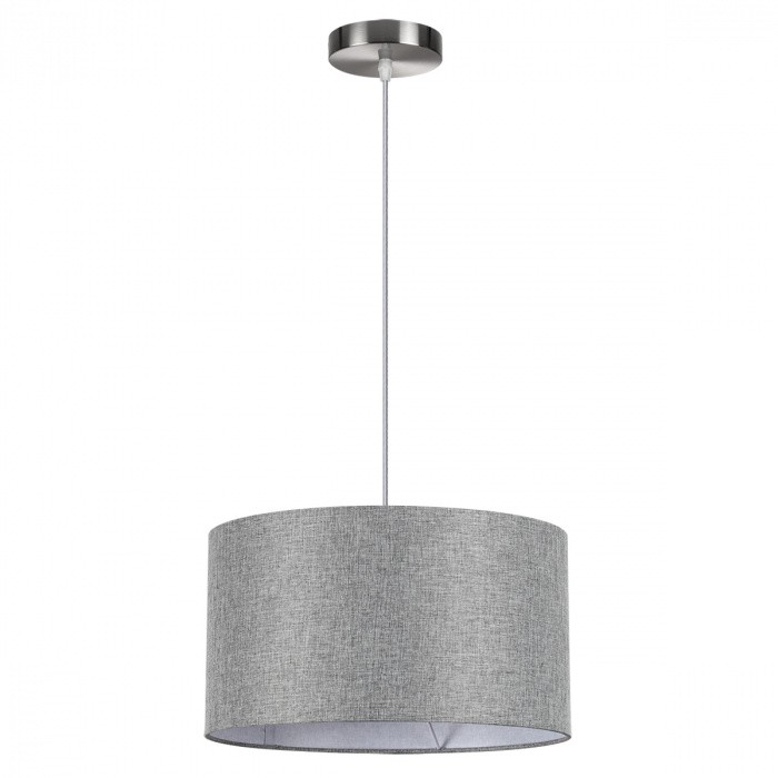 8251/2 LUMION NIKKI Серый подвес Модерн Е27*2*60W, никель, диаметр 36см
