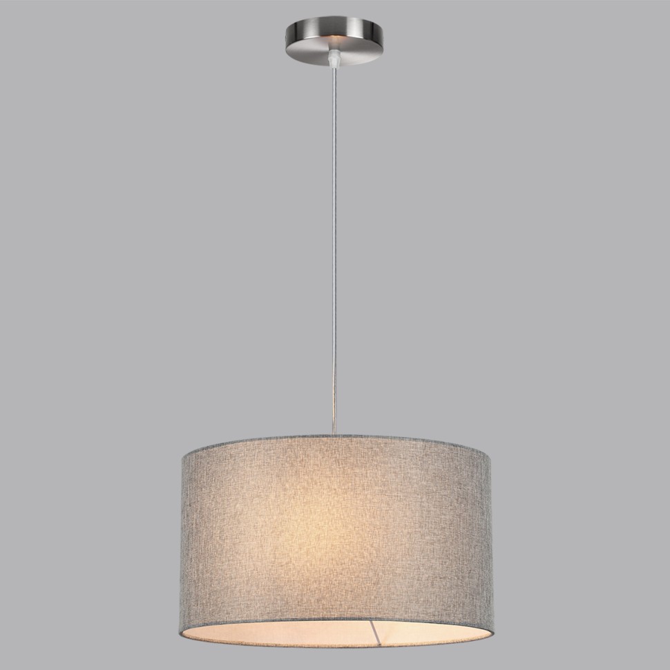 8251/2 LUMION NIKKI Серый подвес Модерн Е27*2*60W, никель, диаметр 36см