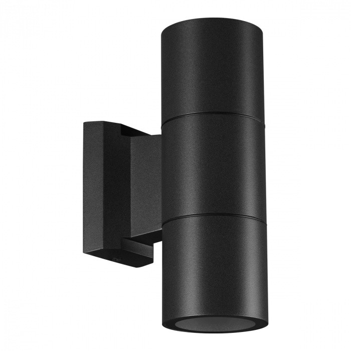 370988 NOVOTECH Landscape уличный фасадный светильник, черный, IP65, GU10*2*50W