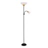 A9569PN-2BK Arte Lamp Торшер DUETTO, черный с золотом, 176см, диаметр 30см