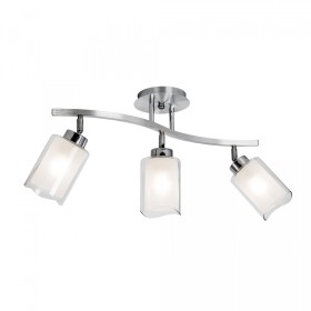 CL169131 Citilux потолочный светильник Ajelita, хром, белый/прозрачный, Е27*3*75Вт, длина 57см