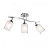 CL169131 Citilux потолочный светильник Ajelita, хром, белый/прозрачный, Е27*3*75Вт, длина 57см