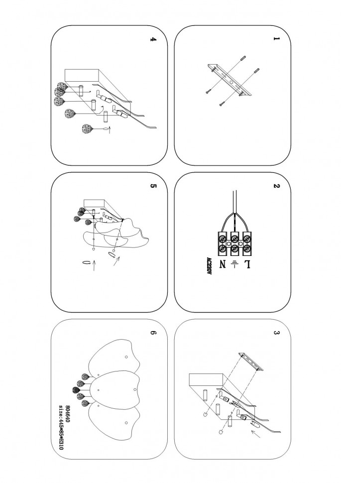 804640 Lightstar Бра LOBO