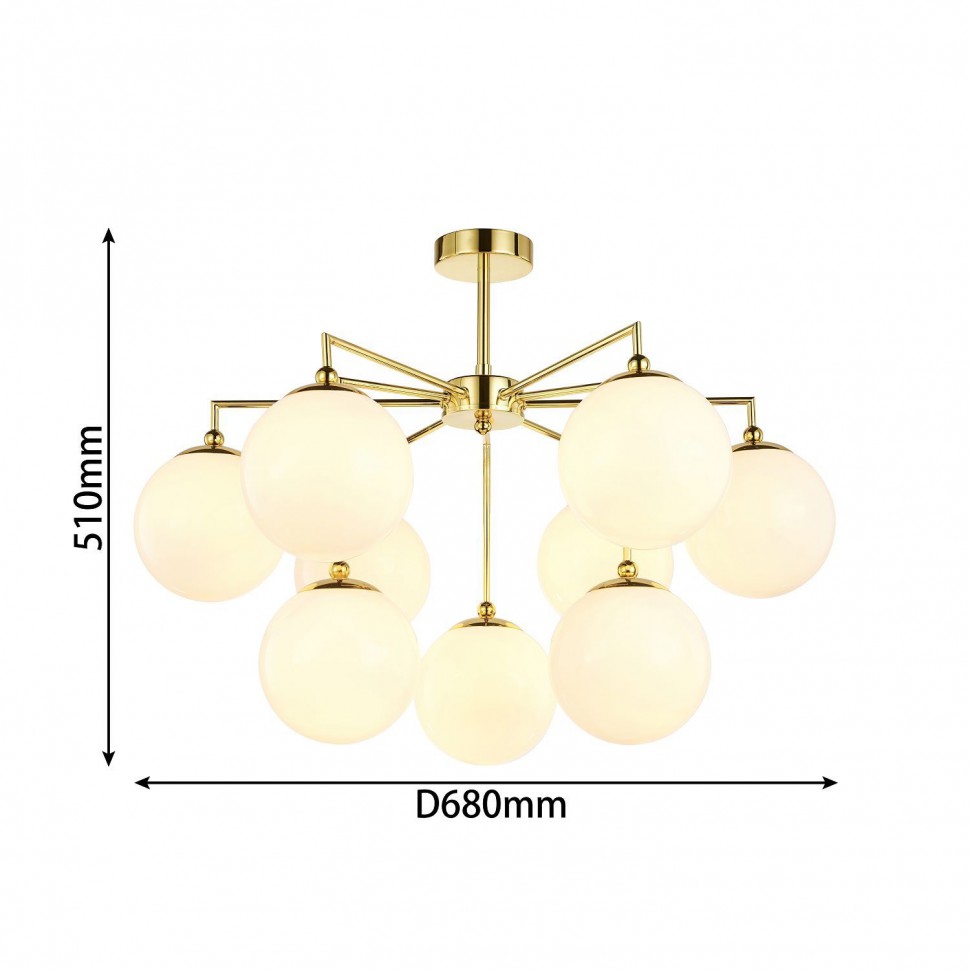 2810-9P Favourite Потолочная люстра Undine