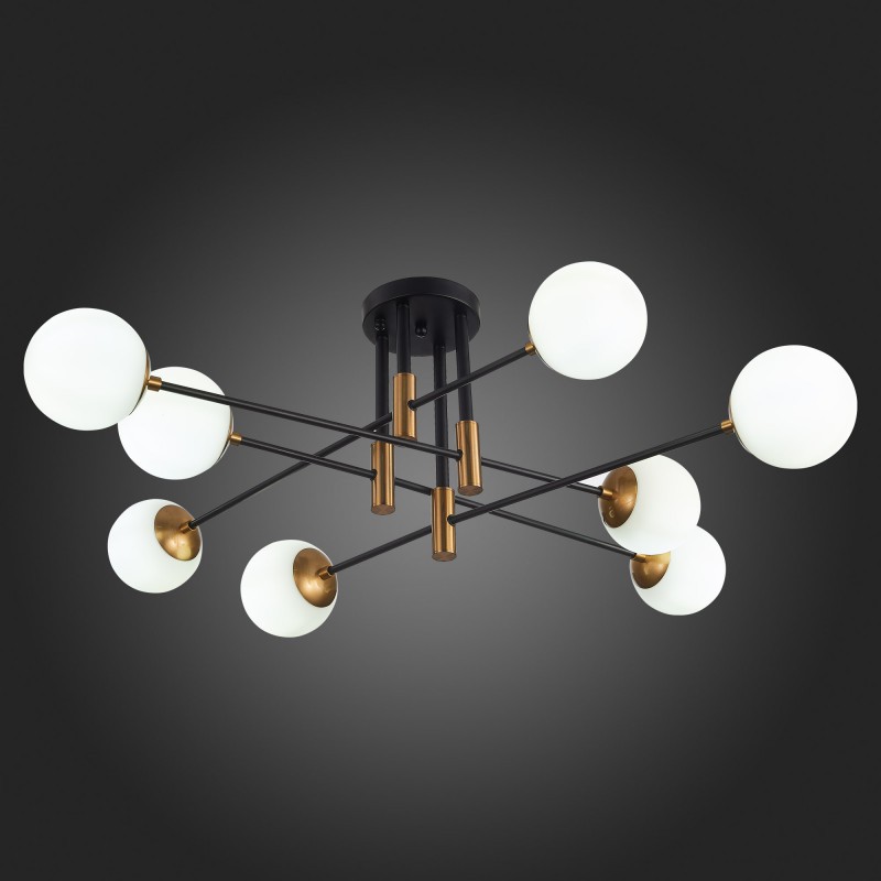 SL1203.402.08 ST-Luce потолочная накладная люстра Limano 8xE27