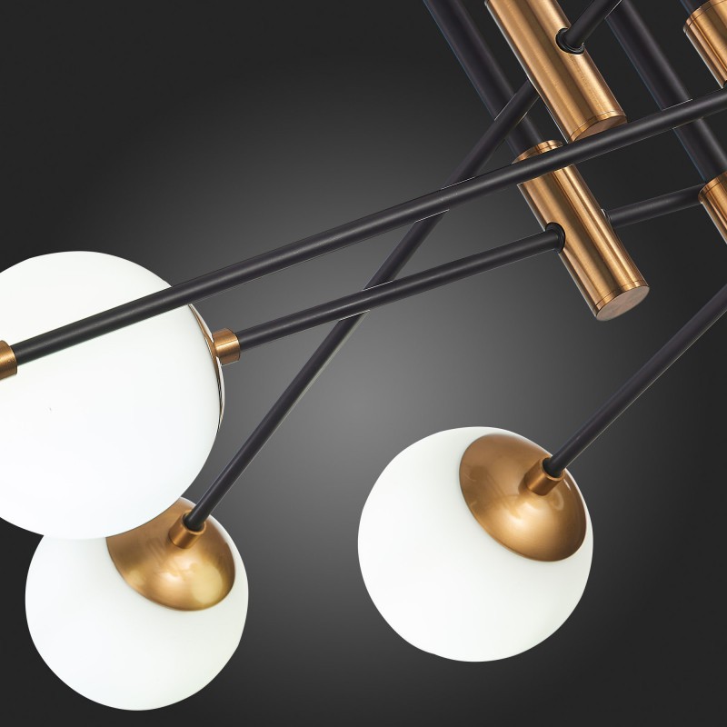 SL1203.402.08 ST-Luce потолочная накладная люстра Limano 8xE27