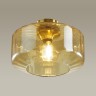 4747/1C ODEON LIGHT Pendant янтарный потолочный светильник BINGA
