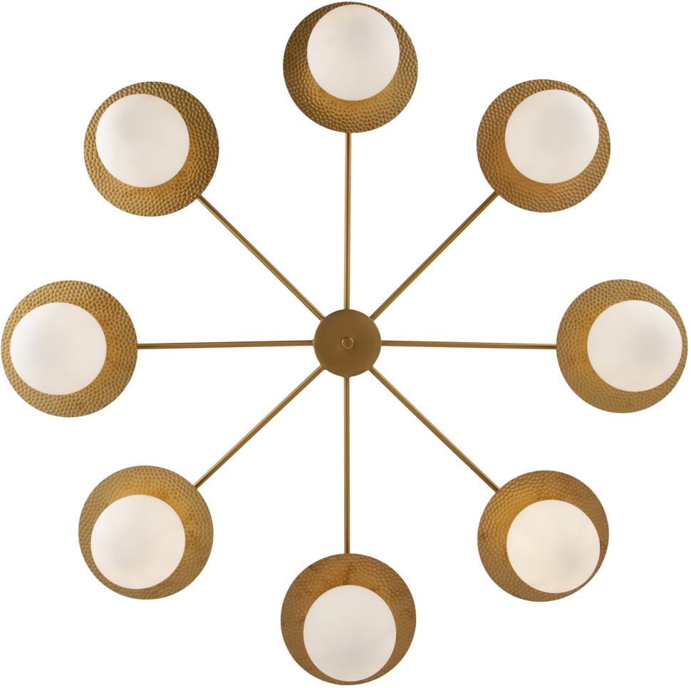 FR5202PL-08BS FREYA потолочная люстра на штанге Camelia, E27*8*60W