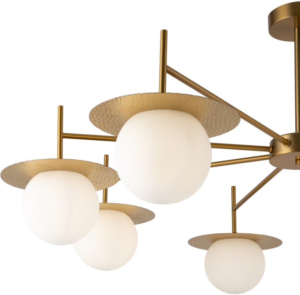 FR5202PL-08BS FREYA потолочная люстра на штанге Camelia, E27*8*60W