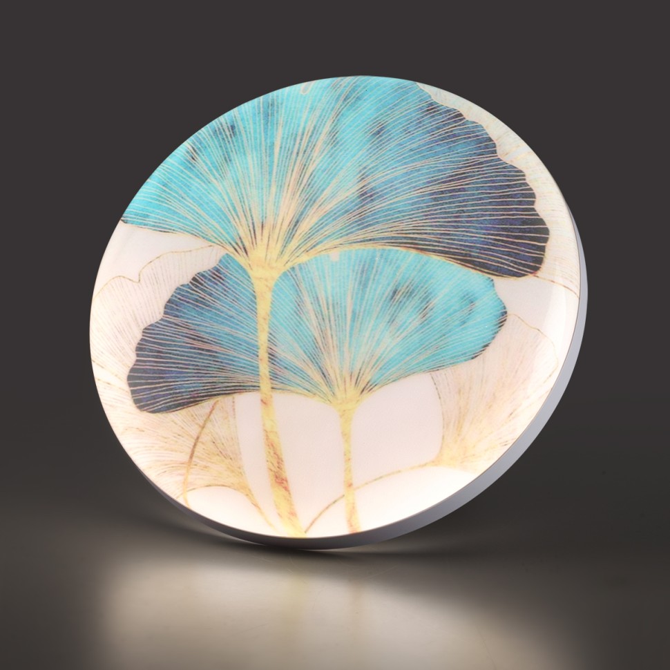 7747/EL SONEX COLOR Цветной настенно-потолочный светодиодный светильник FLOREN 70W, IP43, с пультом 3000-6000K, 6050Lm, 48см диаметр