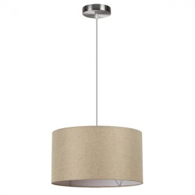 8250/2 LUMION NIKKI Бежевый подвес Модерн Е27*2*60W, никель, диаметр 36см