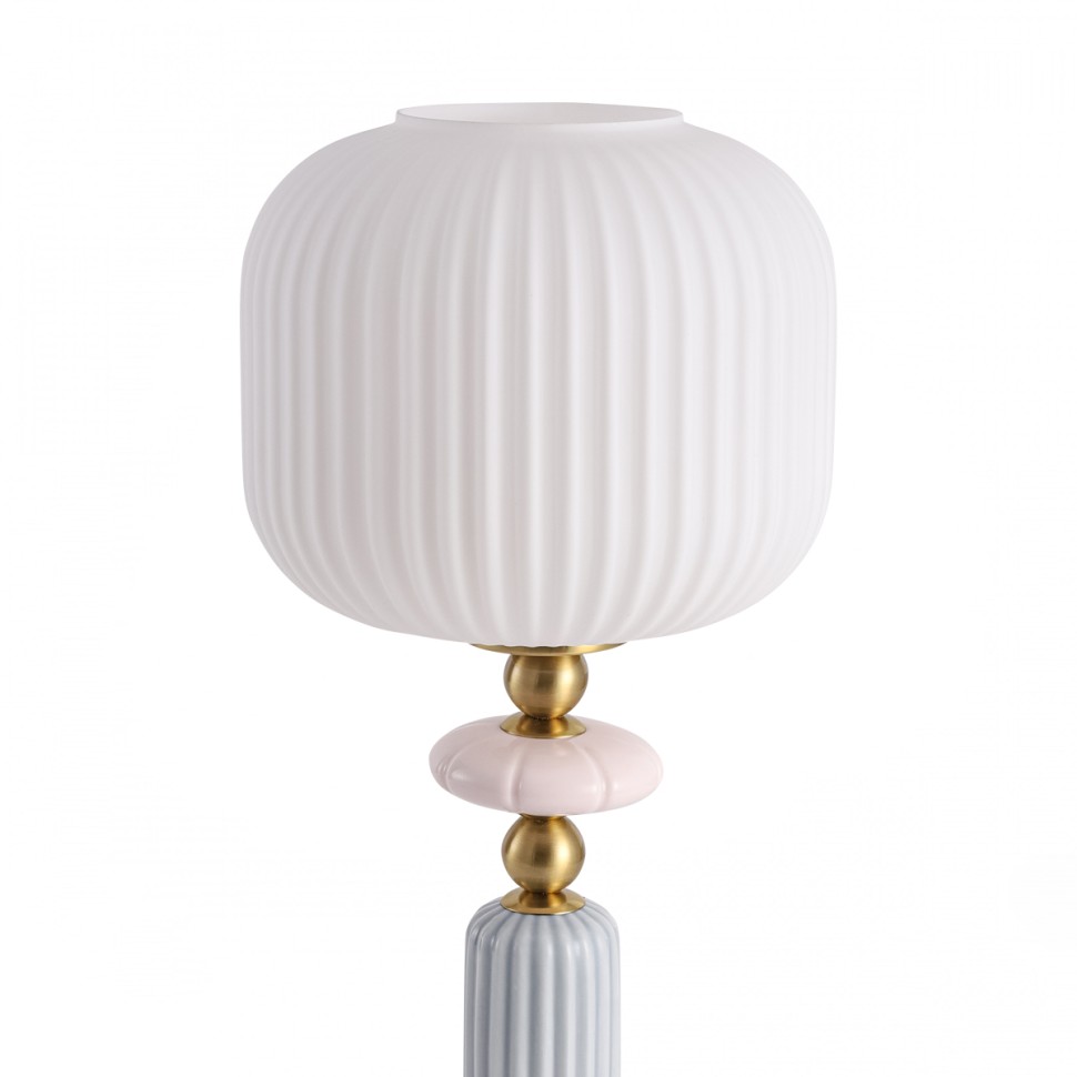8334/1T LUMION MODERNI настольная лампа ALEGRA, E27*1*40W, бронза/белый/серый, металл/керамика/стекло