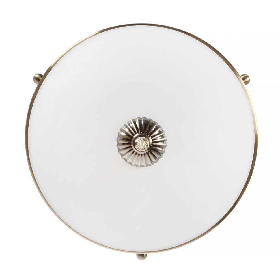 MR1526-3C MyFar Потолочная люстра "тарелка" на штанге Biene, 30см диаметр, E27*3*60W