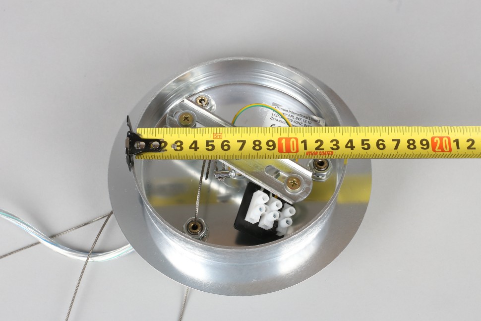 APL.847.13.10 APLOYT Подвесная хрустальная люстра Gertunia, G9*10*5W, хром, 60см диаметр