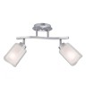 CL169121 Citilux потолочный светильник Ajelita, хром, белый/прозрачный, Е27*2*75Вт, длина 36см