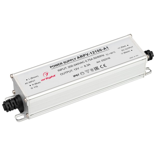 032316 Arlight Блок питания ARPV-12100-A1 (12V, 8.3A, 100W)