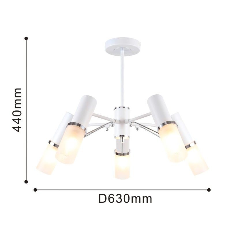 2559-5P F-Promo потолочная люстра Viator белая, 5*Е14