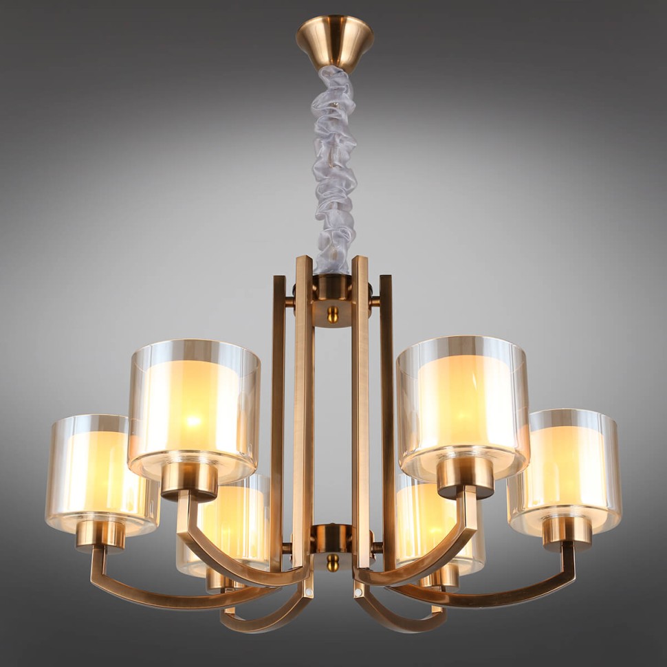 OML-55913-06 OMNILUX Atessa подвесная люстра Модерн, бронза