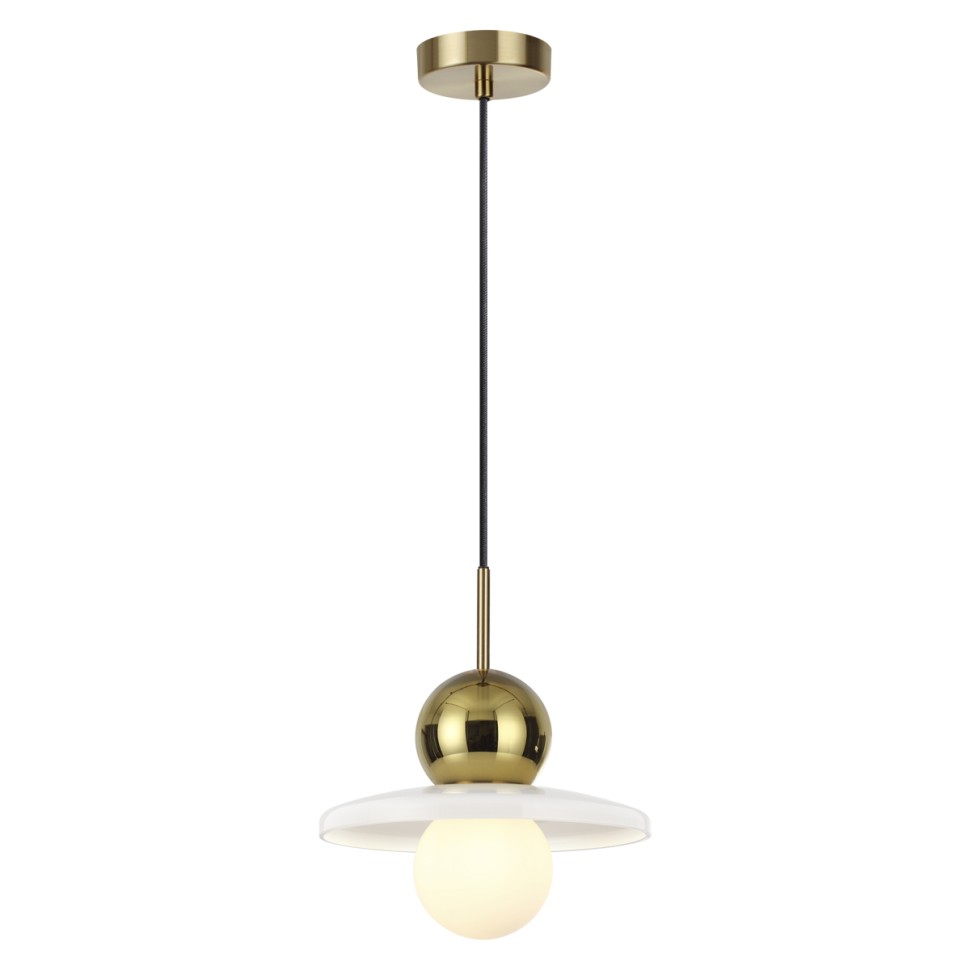 5014/1B ODEON LIGHT Modern подвес Hatty, золото, белый