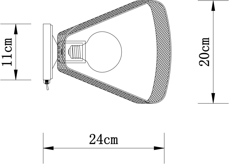 A7044AP-1BK Arte Lamp Maasym бра с выключателем