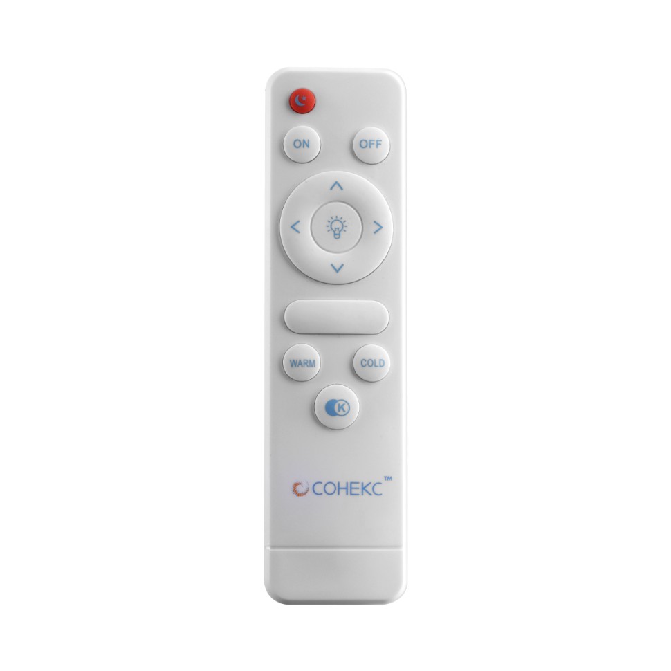 7748/EL SONEX COLOR Настенно-потолочный светодиодный светильник FLORI белый с зеленым 70W, IP43, с пультом 3000-6000K, 6050Lm, 48см диаметр