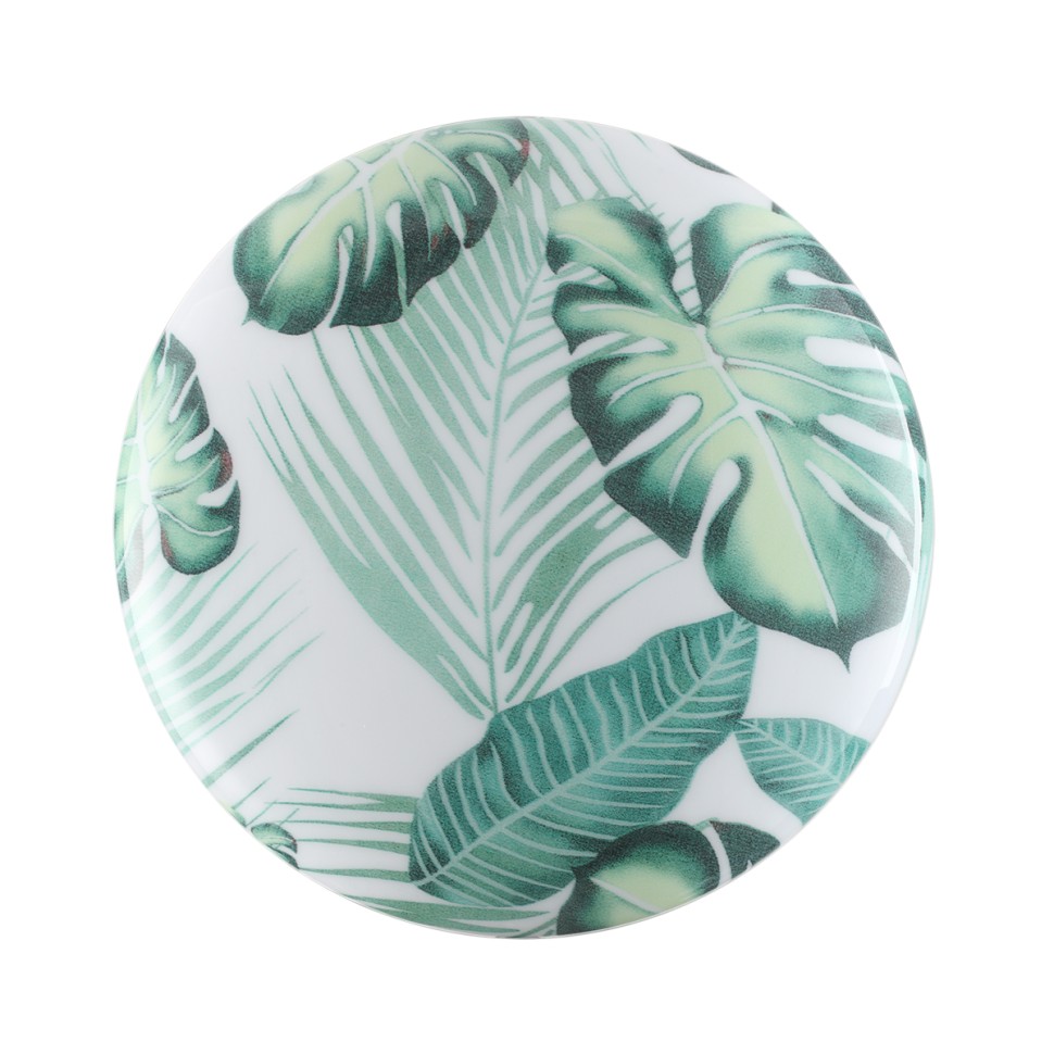 7748/EL SONEX COLOR Настенно-потолочный светодиодный светильник FLORI белый с зеленым 70W, IP43, с пультом 3000-6000K, 6050Lm, 48см диаметр