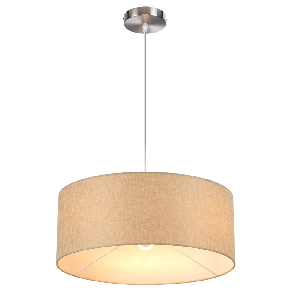 8250/3 LUMION NIKKI Бежевый подвес Модерн Е27*3*60W, никель, диаметр 50см