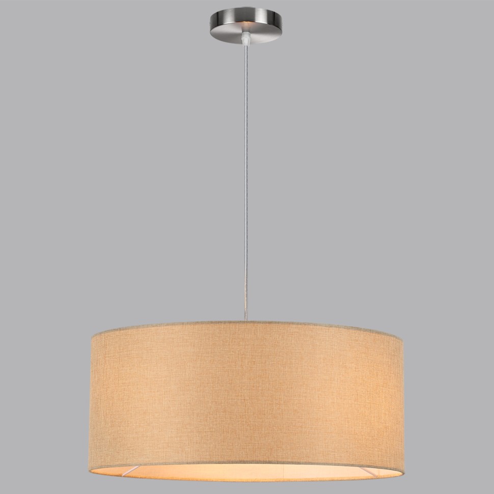8250/3 LUMION NIKKI Бежевый подвес Модерн Е27*3*60W, никель, диаметр 50см