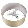 8250/3 LUMION NIKKI Бежевый подвес Модерн Е27*3*60W, никель, диаметр 50см