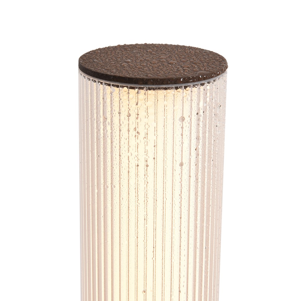 7180/18GL ODEON LIGHT NATURE Уличный ландшафтный светильник CORTENA, коричневый/акрил/металл, IP65, LED 18W, 2054lm, 3000K, 65см