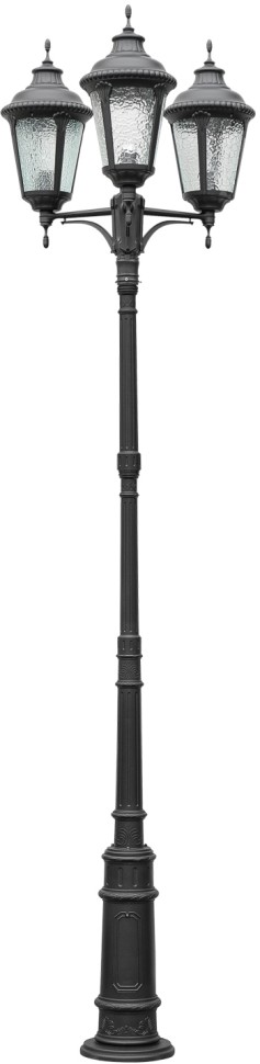 79760MB/E7 Bl Oasis Light Большой уличный фонарный столб 323см, черный