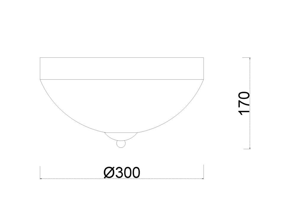 MR1527-3C MyFar Круглый потолочный светильник Biene, 30см диаметр, E27*3*60W