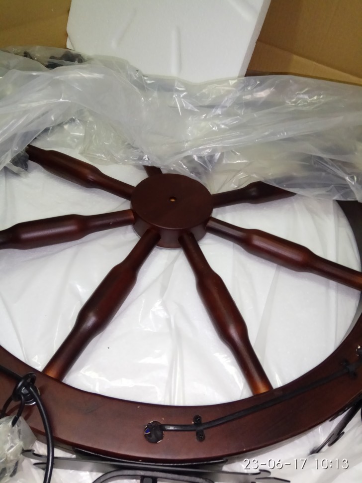 586-703-05 Velante Подвесной светильник Колесо