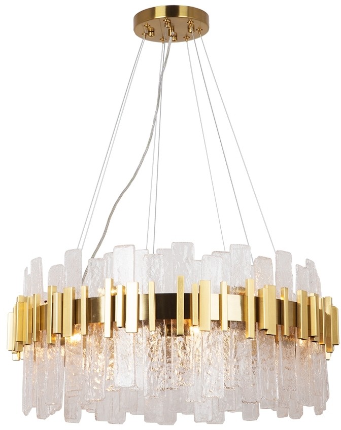 A1053SP-14PB Arte Lamp подвесная люстра Alya G9*14*40W, стекло, медь