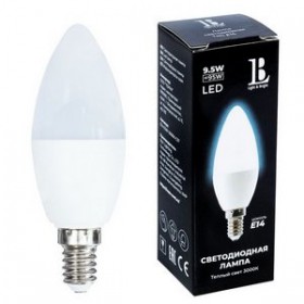 L&amp;B Лампочка светодиодная E14 9,5W 3000К			