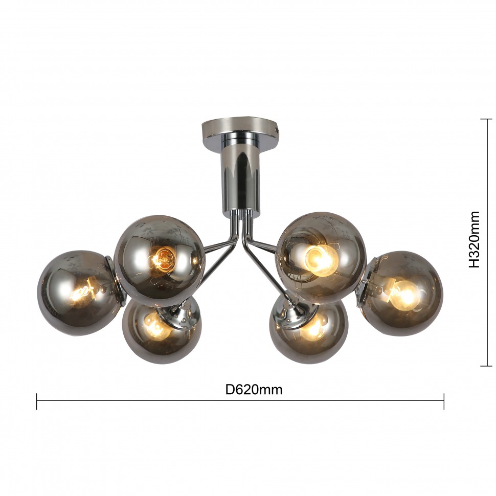 2631-6U F-Promo потолочная люстра Pax, E27*6, золото