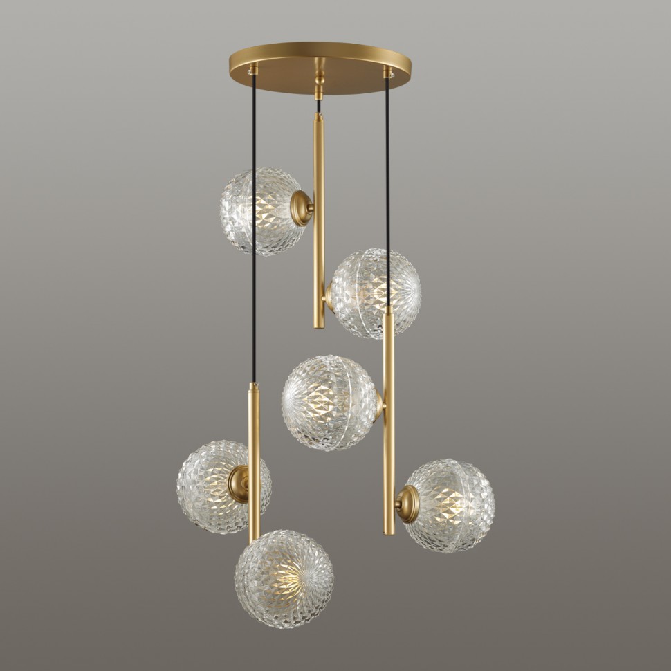 5292/6 LUMION MODERNI Светильник подвесной GENEVA, E27*6*8W LED