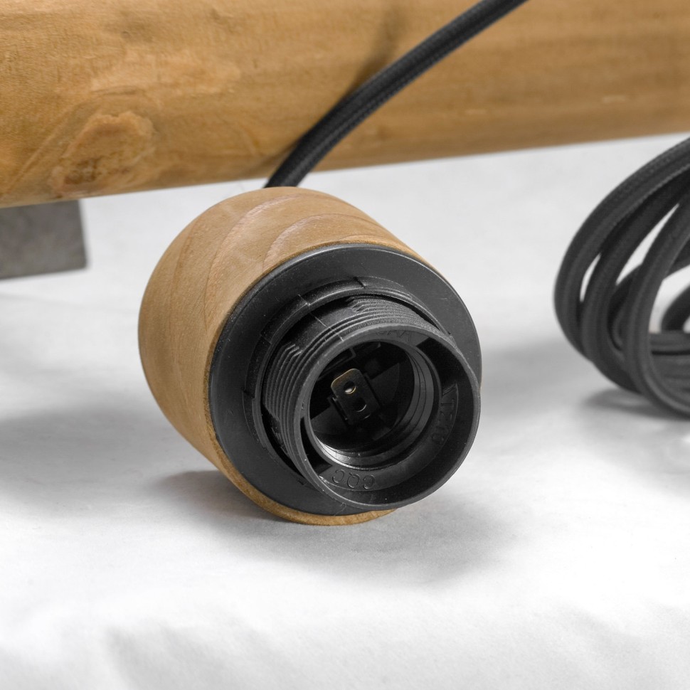 LSP-8149 LUSSOLE LOFT подвесной светильник с деревянными элементами