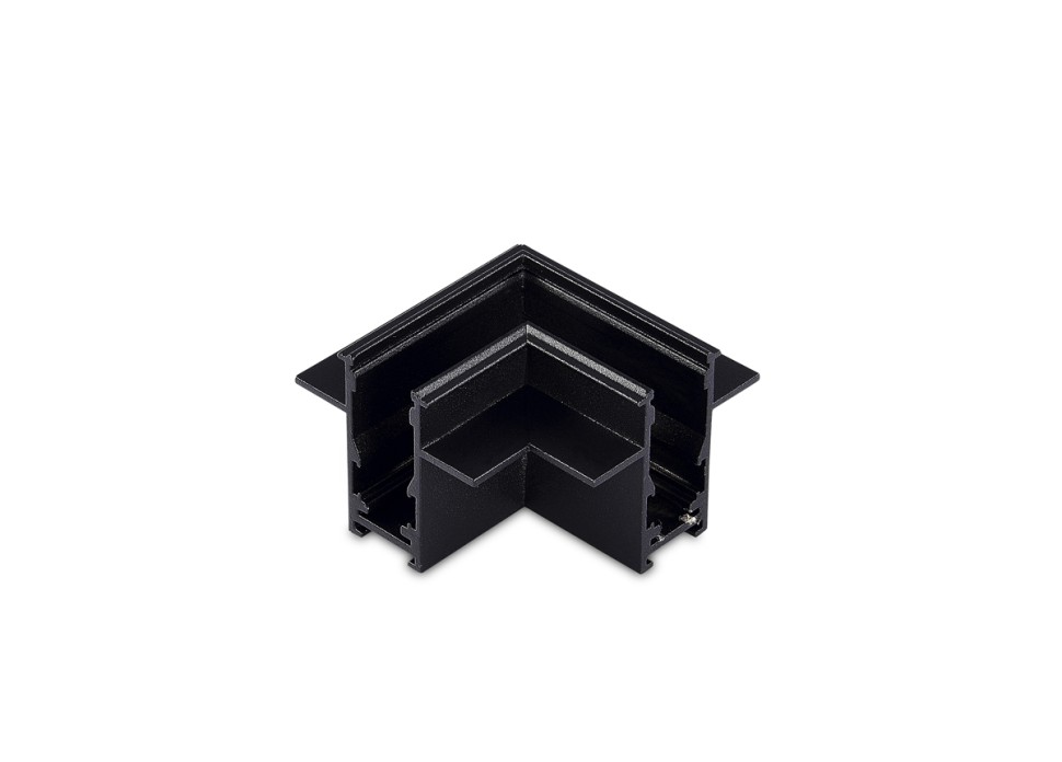 L corner DLS InB L-образный угол-соединитель для встраиваемого шинопровода, L60*W60*H41 мм, черный