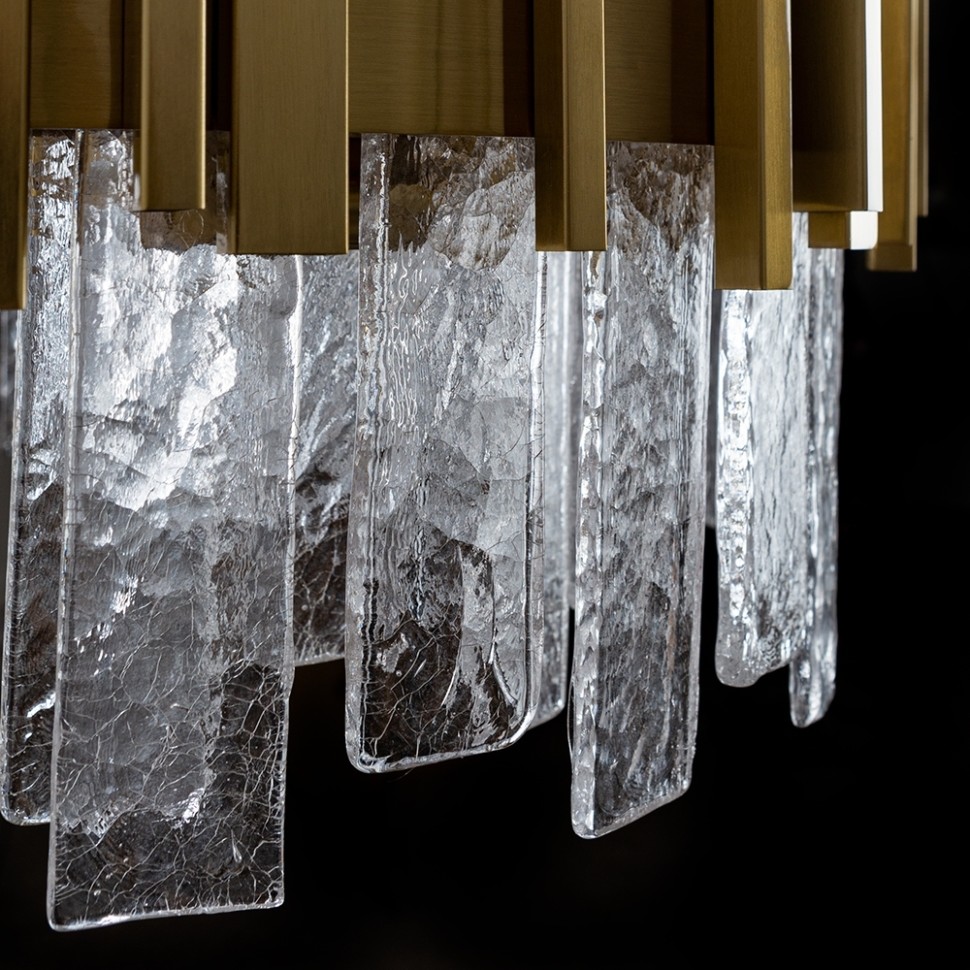 A1053SP-10PB Arte Lamp подвесная люстра Alya G9*10*40W, стекло, медь