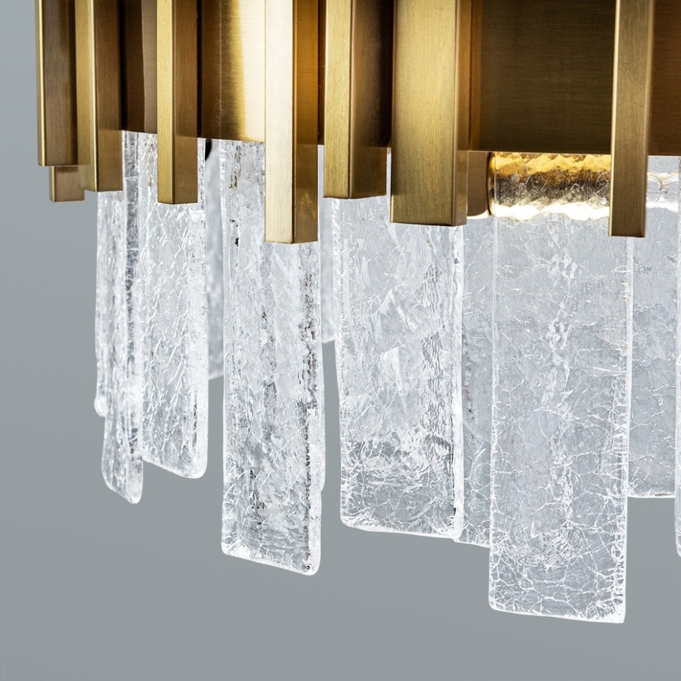 A1053SP-10PB Arte Lamp подвесная люстра Alya G9*10*40W, стекло, медь