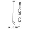 P027PL-01B Maytoni черный подвесной светильник Vela, GU10