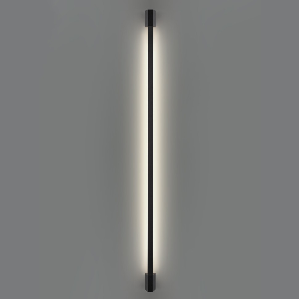 359891 NOVOTECH STREET черный ландшафтный фасадный светодиодный cветильник VESPERA, IP54, LED 12W, 4000К, 120см