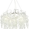 APL.847.13.13 APLOYT Подвесная хрустальная люстра Gertunia, G9*13*5W, хром, 80см диаметр, ветки, листья